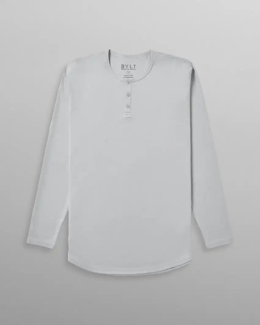 Cotton Long Sleeve Henley