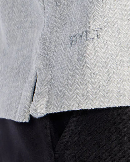 Brushed Herringbone Box Tee