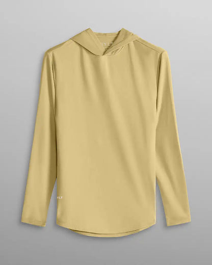 Hooded Drop-Cut Long Sleeve