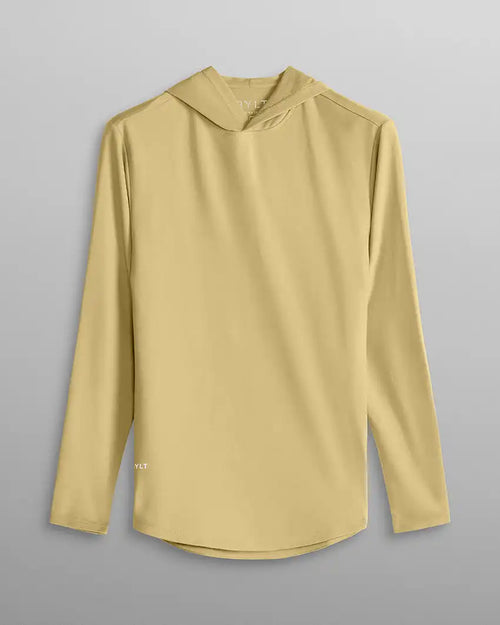 Hooded Drop-Cut Long Sleeve
