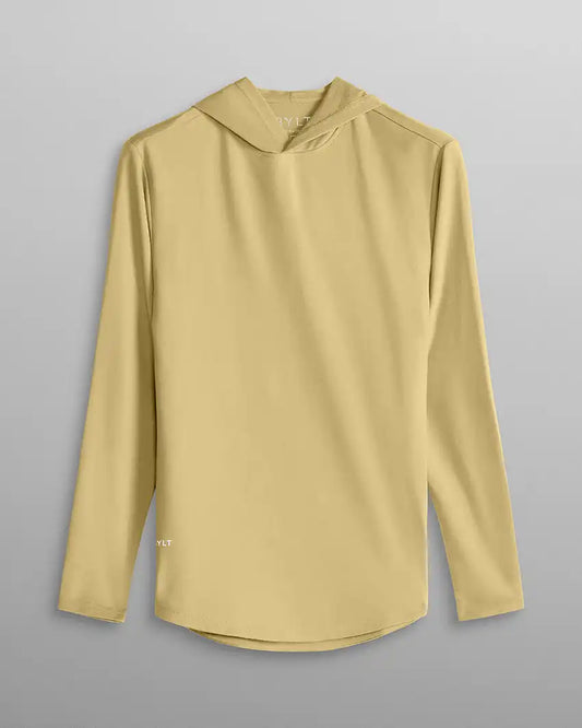Hooded Drop-Cut Long Sleeve