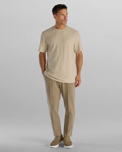 Brushed Herringbone Box Tee