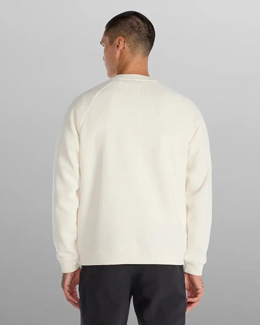 Heavyweight Waffle Crewneck