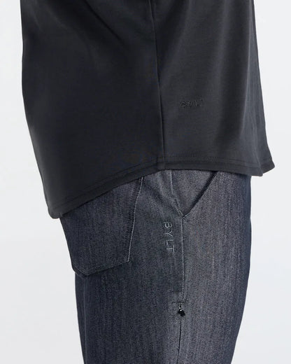 Cotton Long Sleeve Drop-Cut