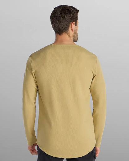 Thermal Drop-Cut Long Sleeve