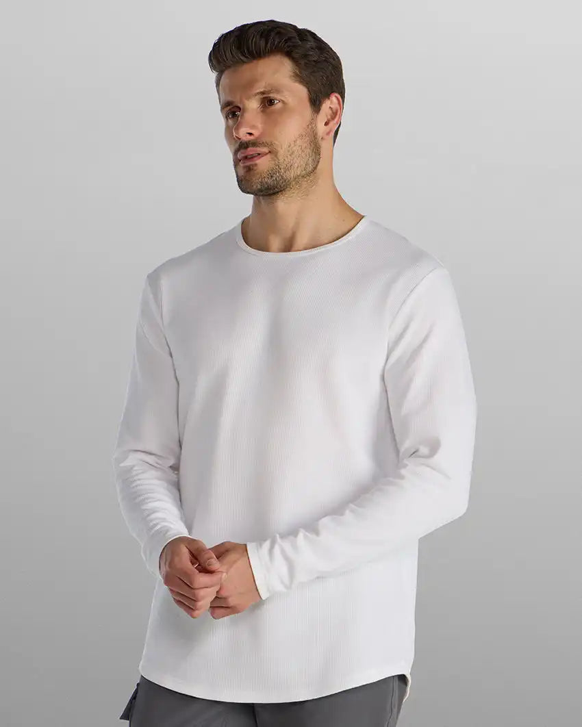 Thermal Drop-Cut Long Sleeve