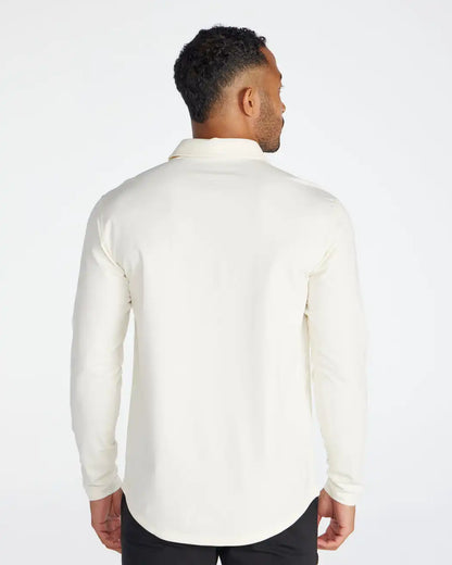 Drop-Cut Long Sleeve: LUX Polo