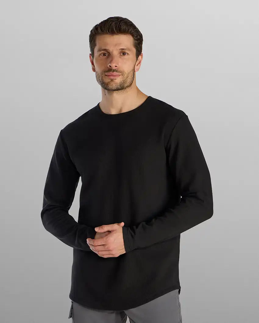Thermal Drop-Cut Long Sleeve