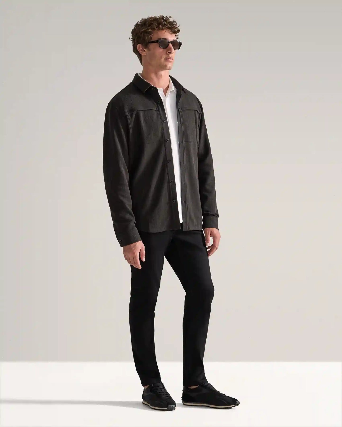 Framework Textured Knit Overshirt