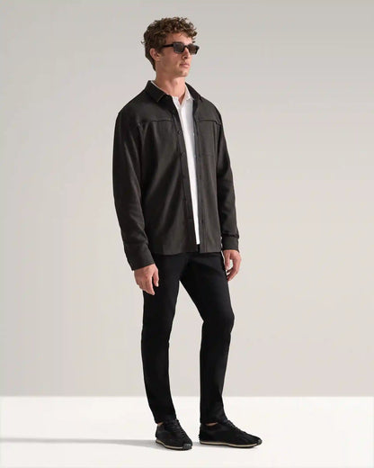 Framework Textured Knit Overshirt