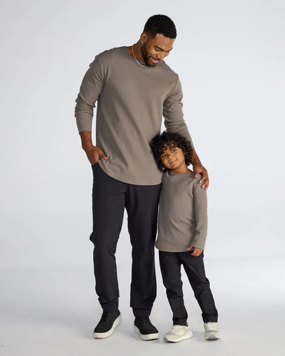 Kids Thermal Drop-Cut Long Sleeve