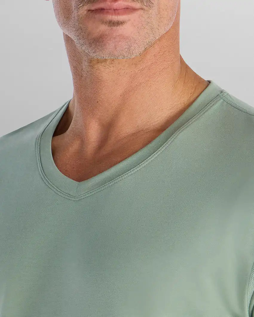 Drop-Cut V-Neck: BYLT Signature