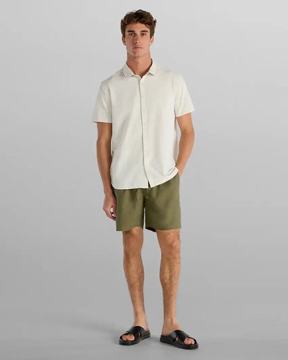 Seersucker Short Sleeve Button Down