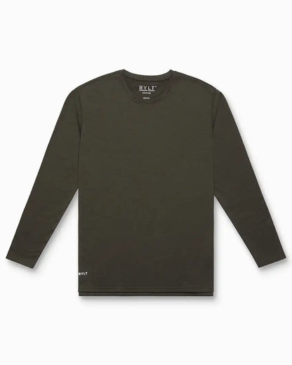 Long Sleeve: BYLT Signature Split Hem
