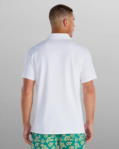 Slub Split Hem Polo