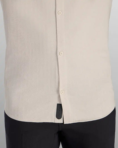 Herringbone Short Sleeve Button Down