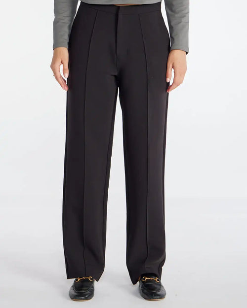 Midtown Straight Leg Pintuck Pant