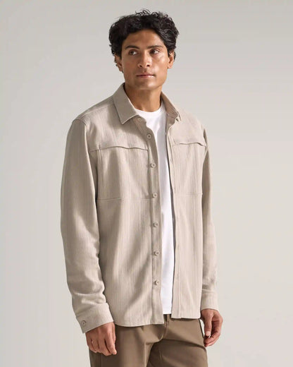 Framework Textured Knit Overshirt
