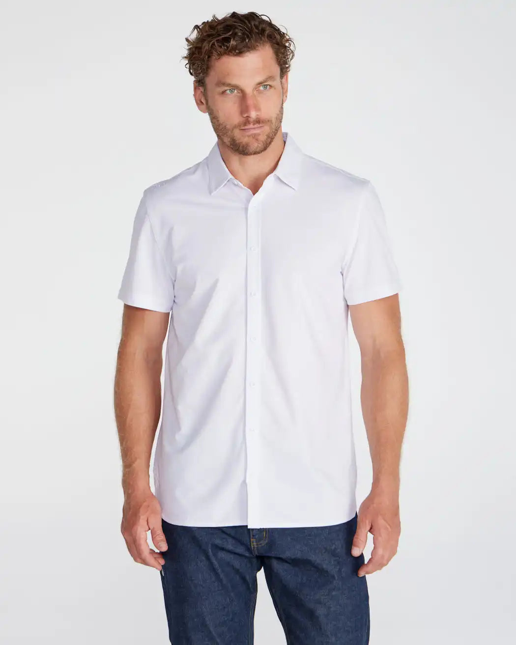 Vista Stretch Short Sleeve Button Down