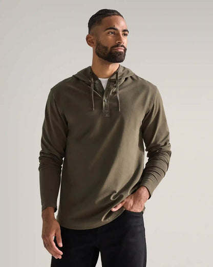 Drop-Cut: LUX Hooded Henley