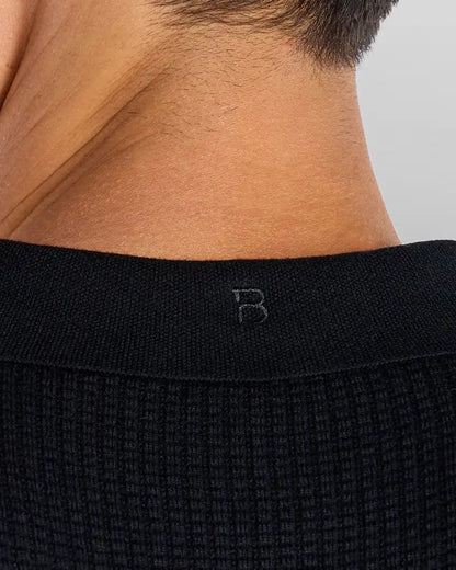 Textured Knit Polo