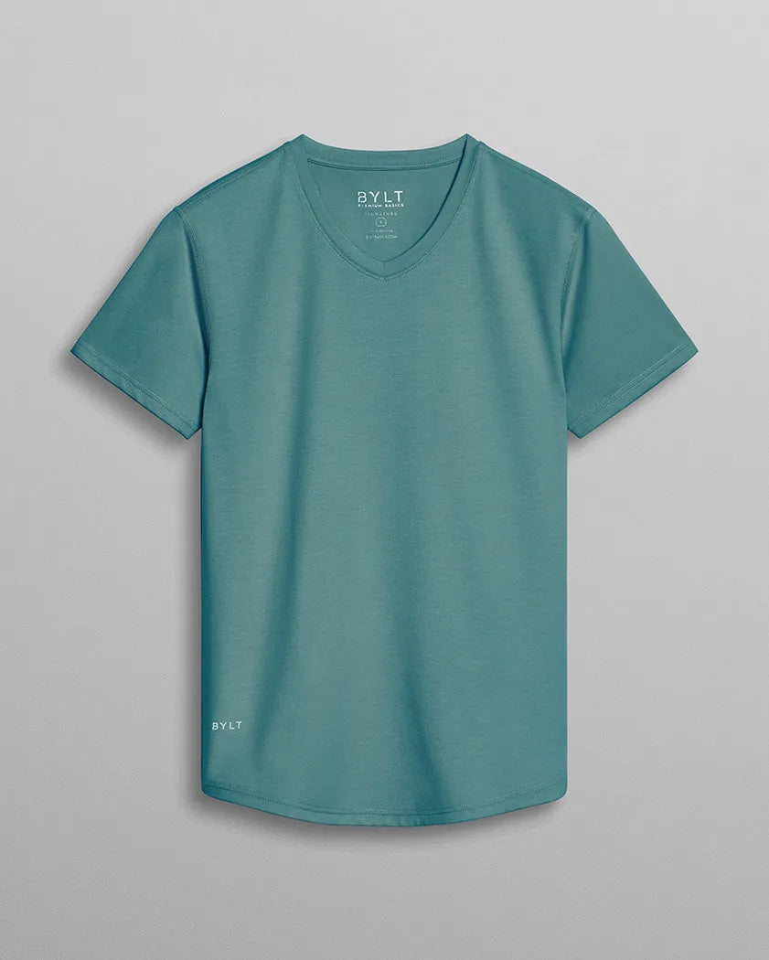 Drop-Cut V-Neck: BYLT Signature