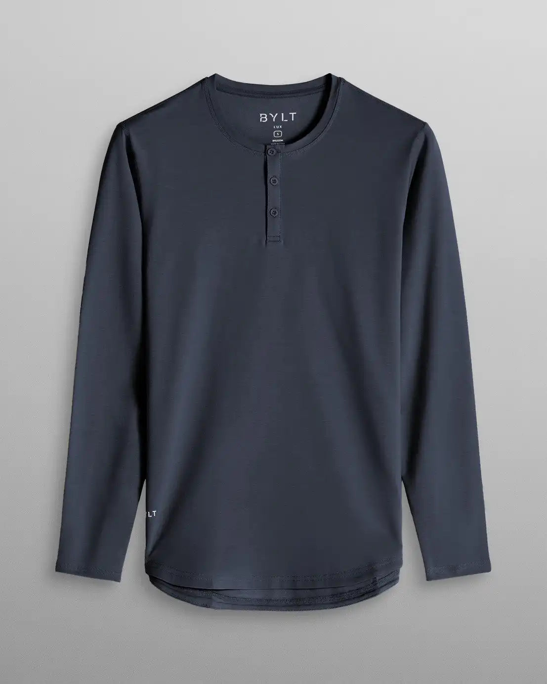 Henley Drop-Cut Long Sleeve: LUX