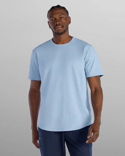Adaptive Micro Waffle Short Sleeve Drop-Cut