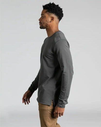 Long Sleeve: BYLT Signature Split Hem
