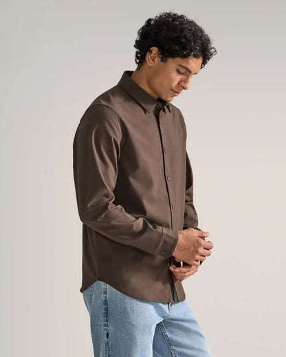 Executive Hatchweave Classic Fit Button Down