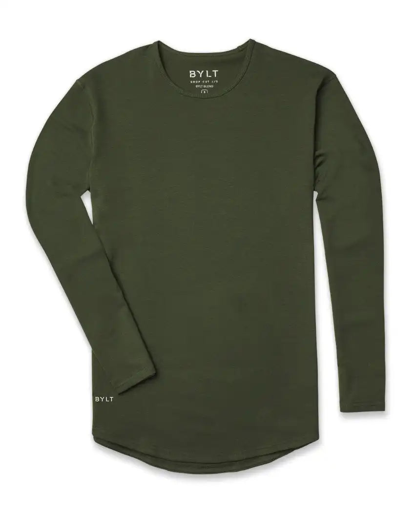 Drop-Cut Long Sleeve: BYLT Signature