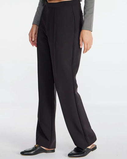 Midtown Straight Leg Pintuck Pant