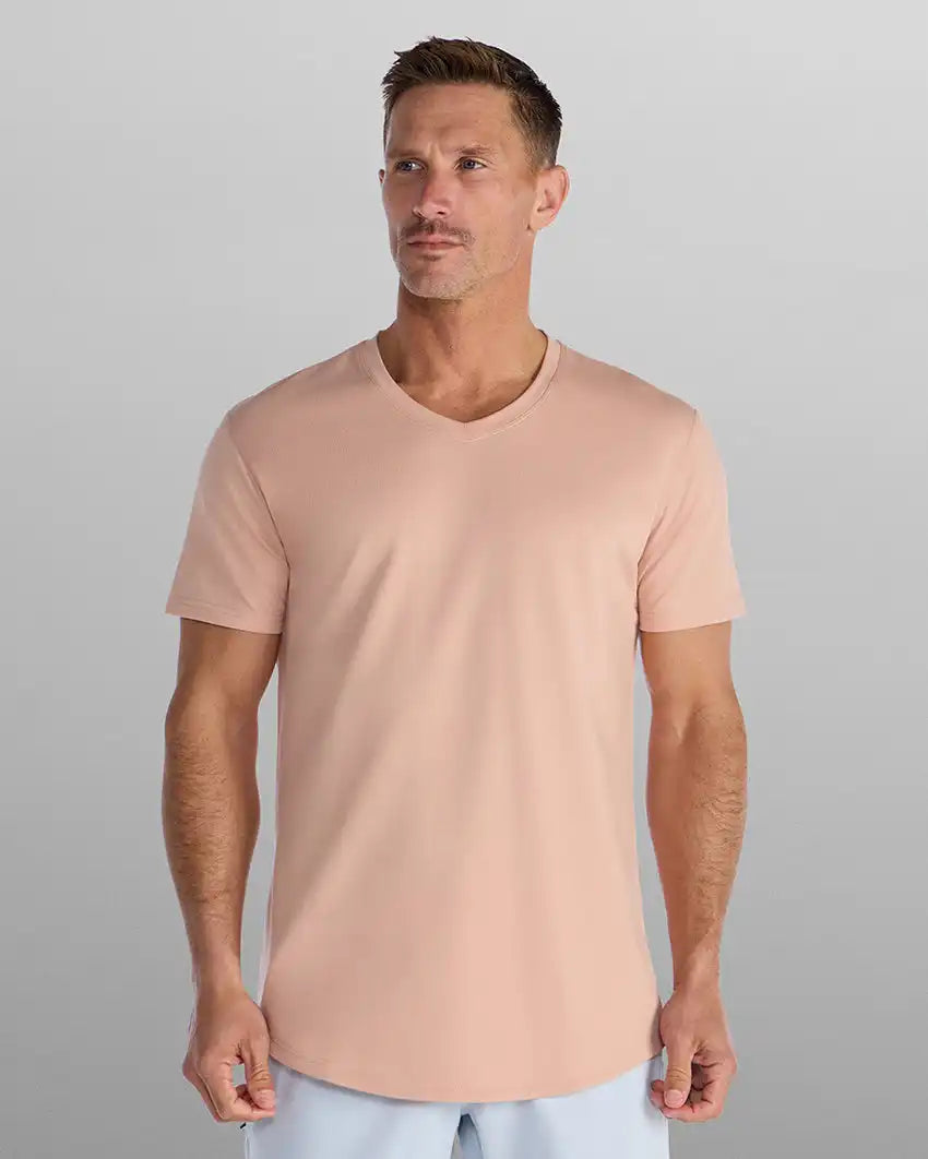 Drop-Cut V-Neck: BYLT Signature