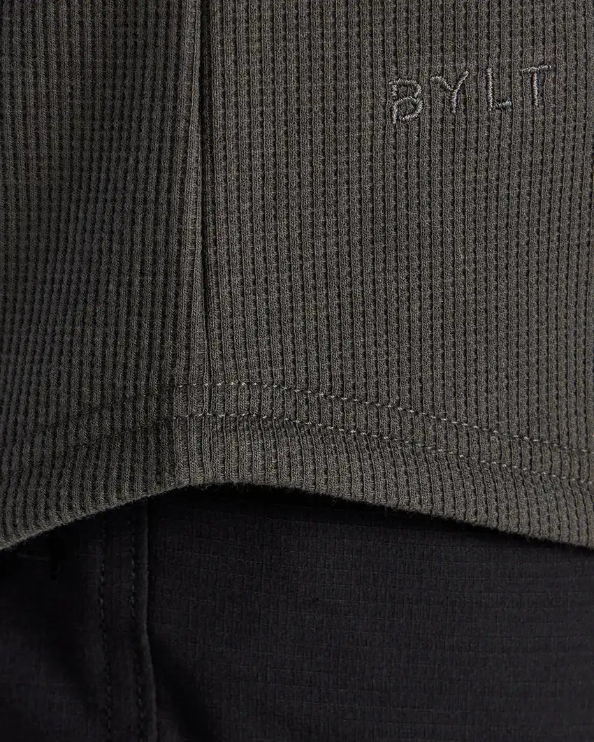 Thermal Drop-Cut Long Sleeve