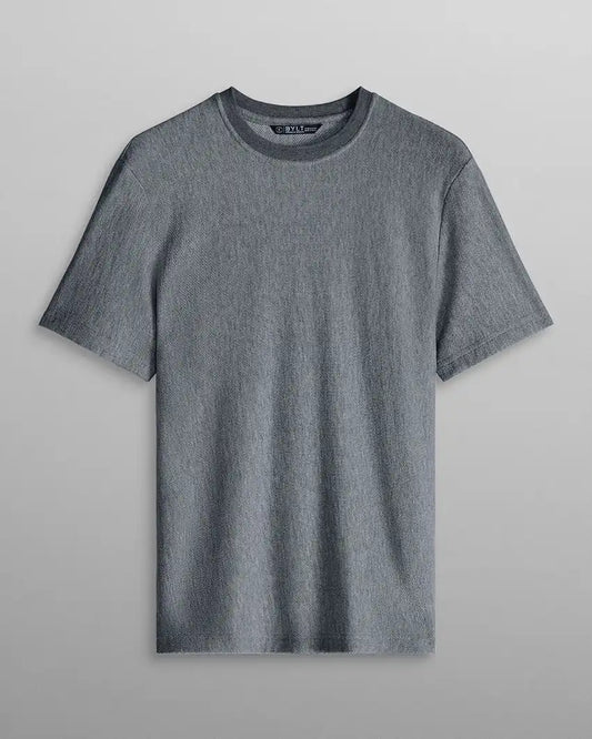 Brushed Herringbone Box Tee