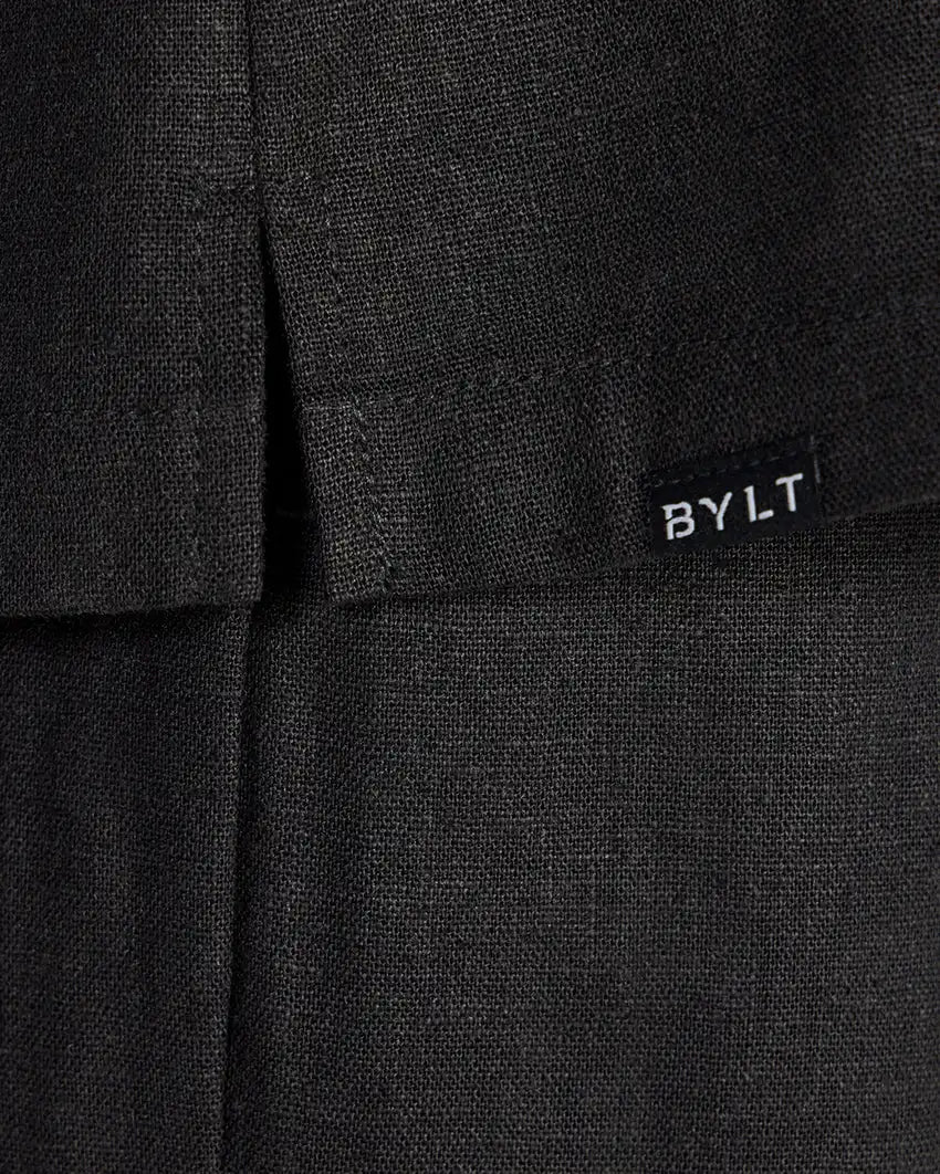 Women's Back to Basics Linen Camp Collar