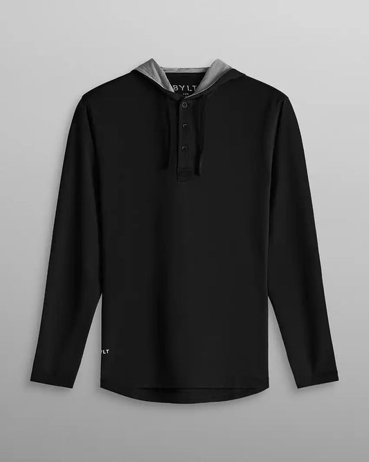 Drop-Cut: LUX Hooded Henley