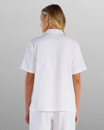 Women's Back to Basics Linen Camp Collar