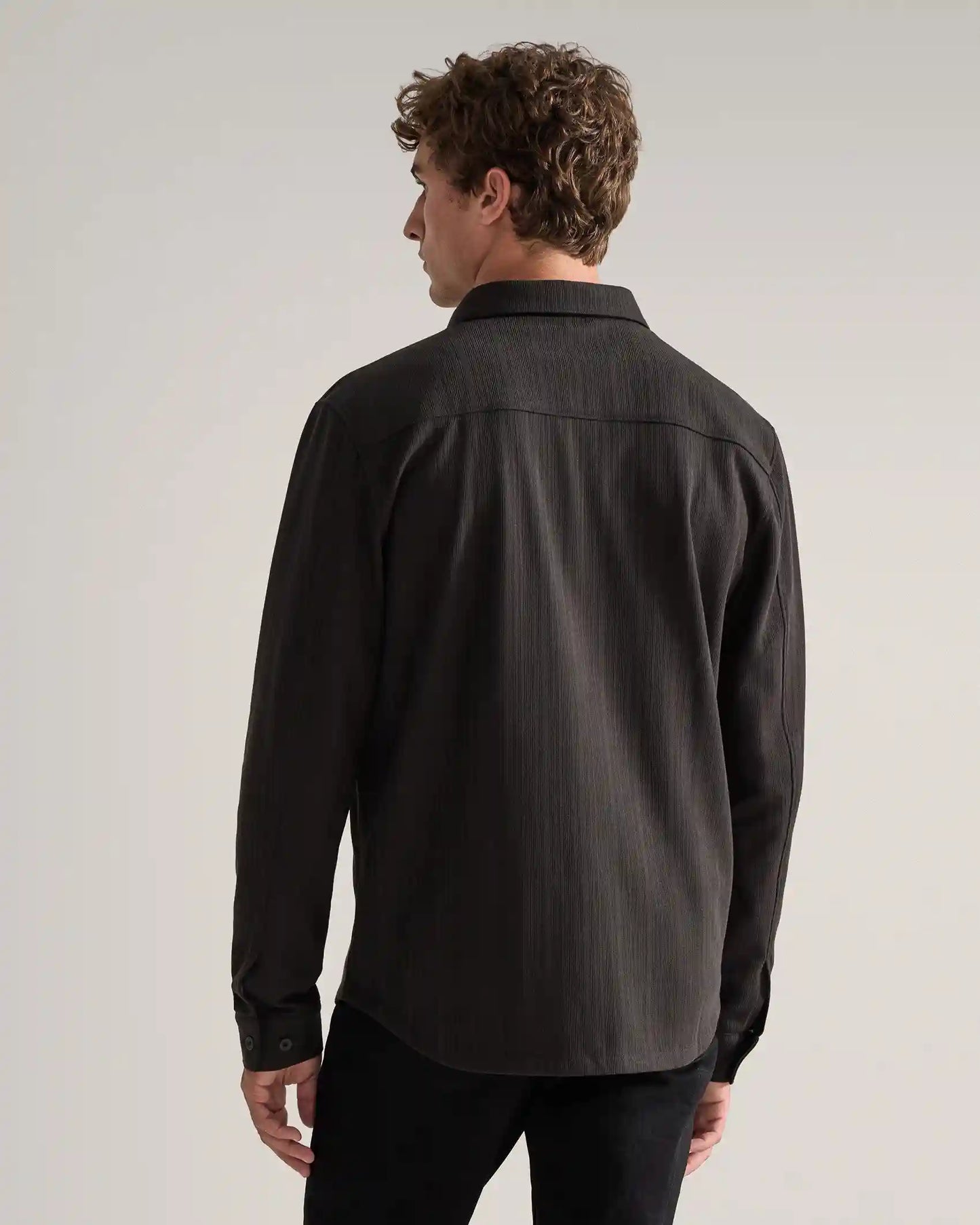Framework Textured Knit Overshirt