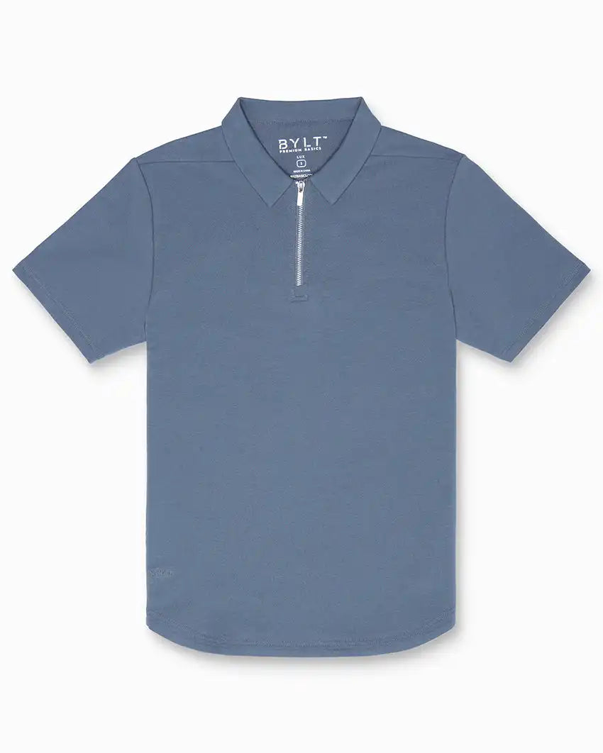 LUX Zip Polo
