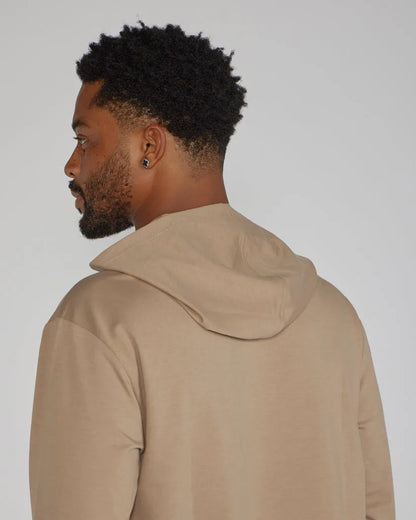 Hooded Drop-Cut Long Sleeve