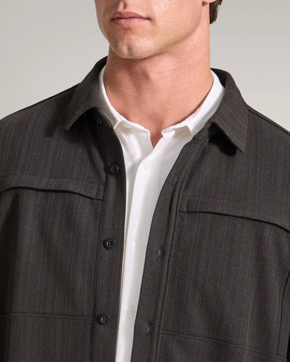 Framework Textured Knit Overshirt