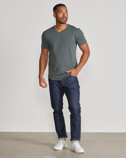 Drop-Cut V-Neck: LUX