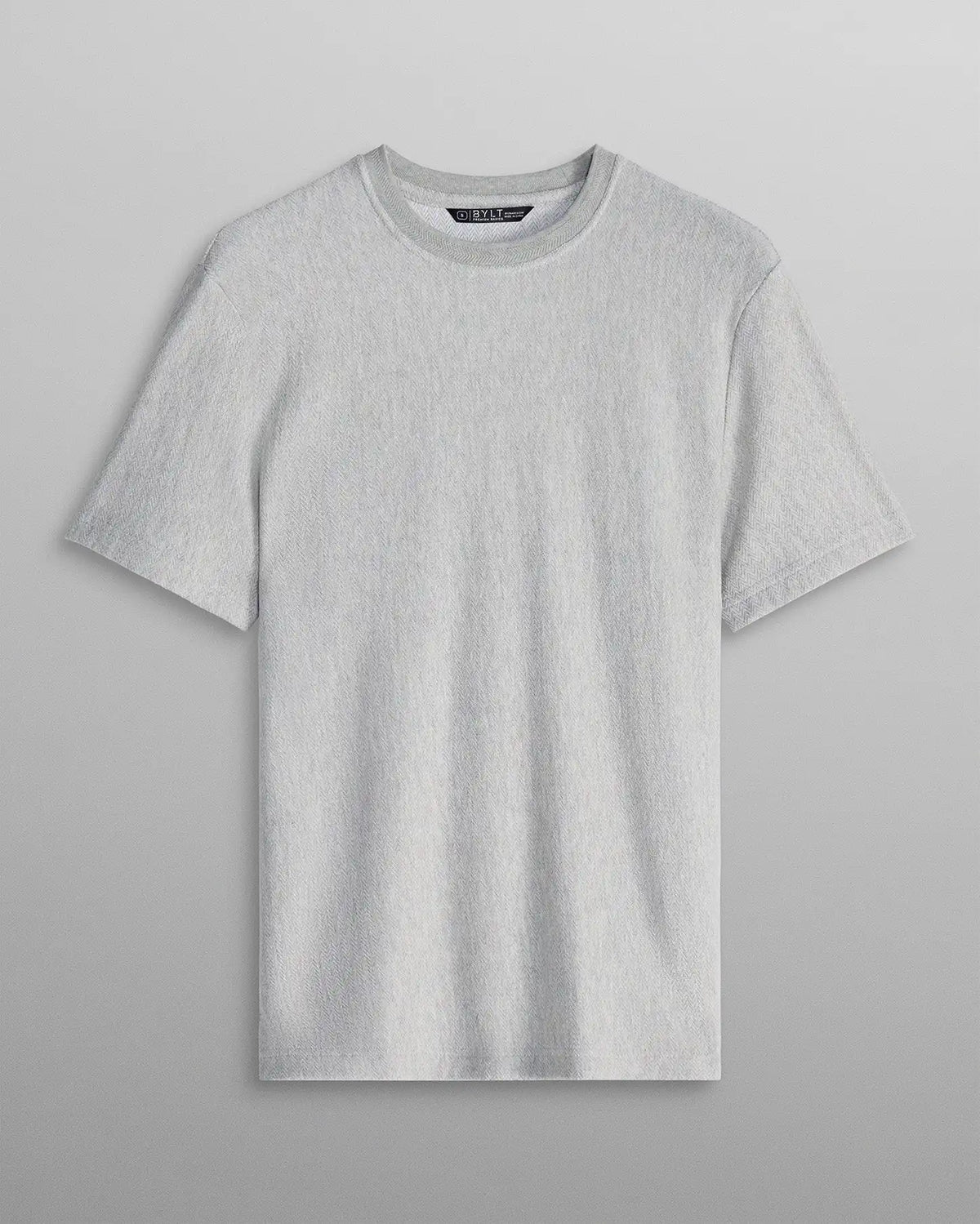 Brushed Herringbone Box Tee