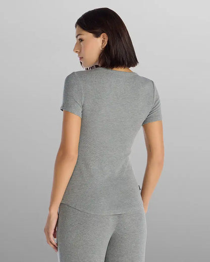 Modal Micro Rib Fitted Drop-Cut