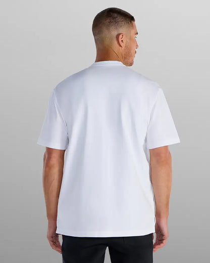 LUX Stand Collar Short Sleeve Button Down