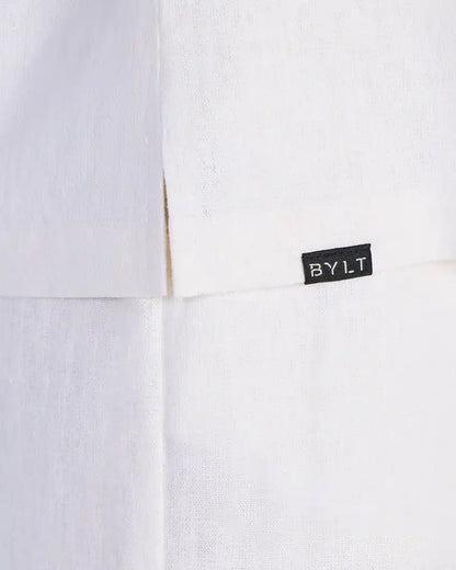 Women's Back to Basics Linen Camp Collar