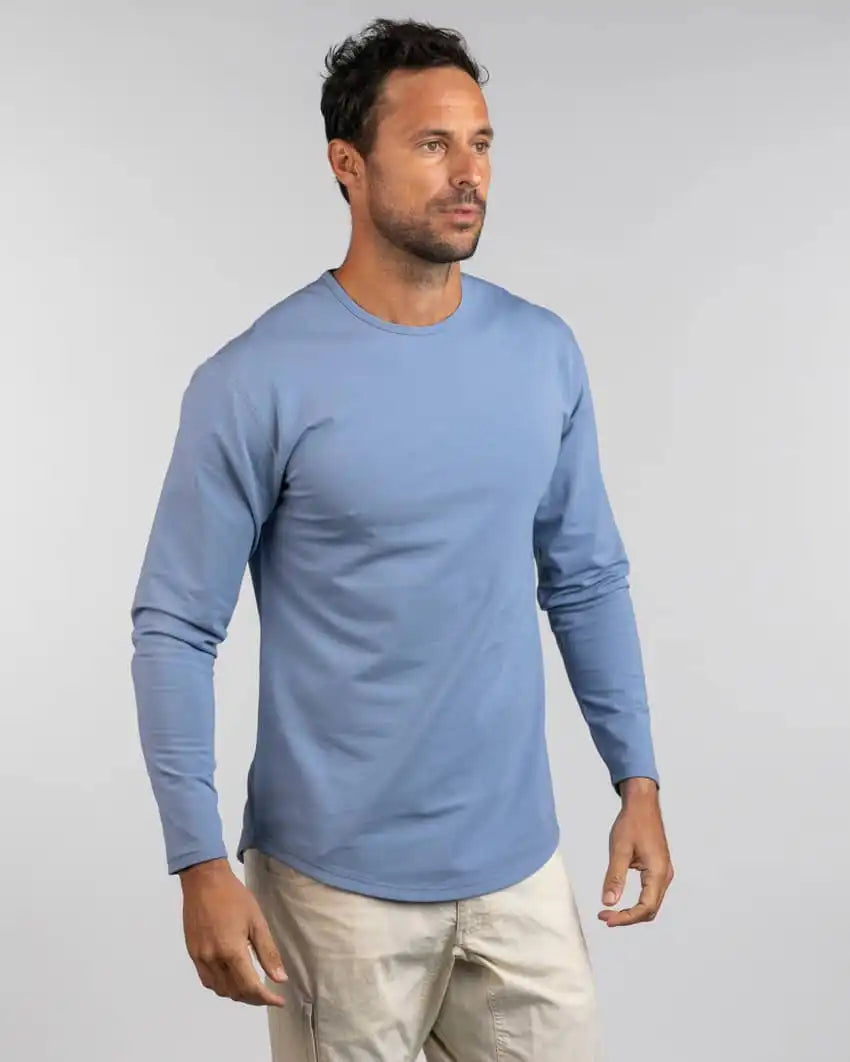 Drop-Cut Long Sleeve: BYLT Signature