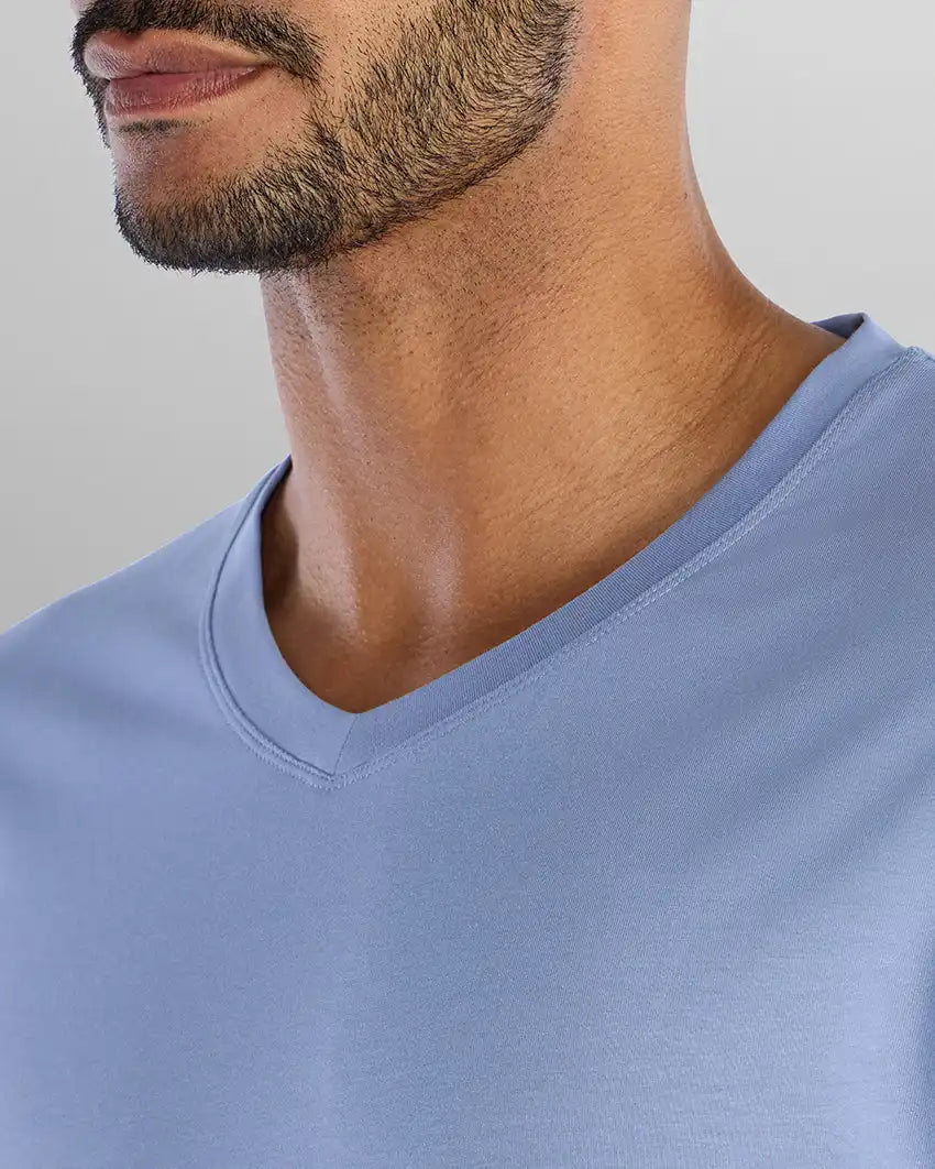 Drop-Cut V-Neck: LUX