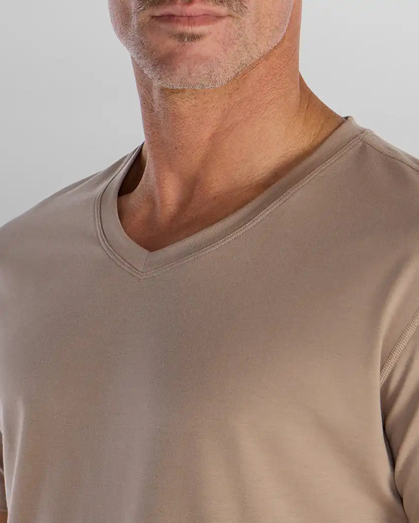 Drop-Cut V-Neck: BYLT Signature